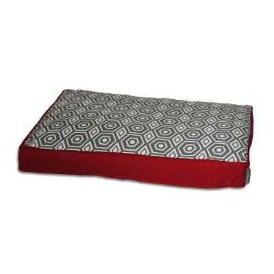 EZ Living Home Honeycomb Water Repellent Memory Foam Topper Pillow Bed Grey