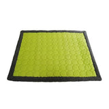EZ Living Home Water Repellent Circle Quilted Throw Lime