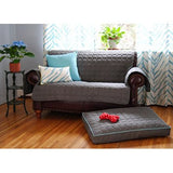 EZ Living Home Water Repellent Circle Quilted Throw Grey