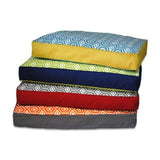 EZ Living Home Honeycomb Water Repellent Memory Foam Topper Pillow Bed Tangerine