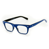 "Wayfarer" Geek-Chic designer fashion reading glasses for youthful men who read in style.