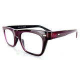 "Wayfarer" Geek-Chic designer fashion reading glasses for youthful men who read in style.