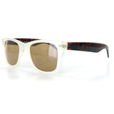 "Flash" Retro Wayfarer Fun Two-Tone Unisex Retro Sunglasses 100%UV Protection