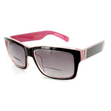 South Beach Wayfarer Geek-Chic Bifocal Sunglasses with Graduated Tint are designed in Italy for Youthful Men and Women who need to Read as they Work and Play in the Sun