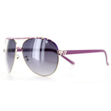 "High Fliers" Designer Quality Aviator Sunglasses - Swarovski Crystals, 100%UV