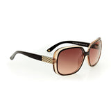 Metal Mod Designer-Inspired Sunglasses with Large Lenses for Stylish, Sexy Women - Aloha Eyes
 - 3
