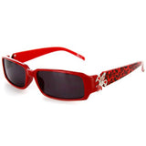 Cabaret Fashion Full Reading Sunglasses with Animal Print and Fleur de Lis for Youthful, Stylish Women