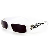 Cabaret Fashion Full Reading Sunglasses with Animal Print and Fleur de Lis for Youthful, Stylish Women