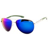 "Oxen Revolution 93005" Sports Aviator Sunglasses with Flash Mirror Coating - Aloha Eyes
 - 2