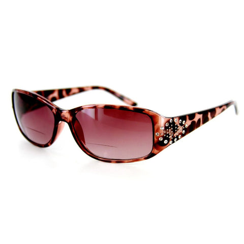 Aruba Bifocal Reading Sunglasses with Genuine Swarovski Crystals for Youthful, Modern Women