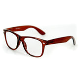 Wayfarer "Large" 002 Geek-Chic designer fashion reading glasses for youthful men who read in style.