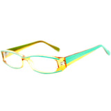 Dynamo Fashion Reading Glasses with Unique Colorful Frames for Youthful, Stylish Men and Women