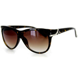 "Havana" Translucent Trendy Large Sunglasses -5 Solid & Animal Patterns -100%UV