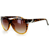 "Havana" Translucent Trendy Large Sunglasses -5 Solid & Animal Patterns -100%UV