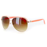 Jetstream Women's Designer Sunglasses with Colorful Aviator Frames