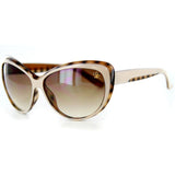 Versailles Designer Sunglasses with Stylish Patterned Frames, Fleur de Lis, and Large, Cat-Eye Lenses for Women