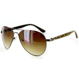 Olivia 2030 Designer Sunglasses with Colorful Patterned Aviator Frames