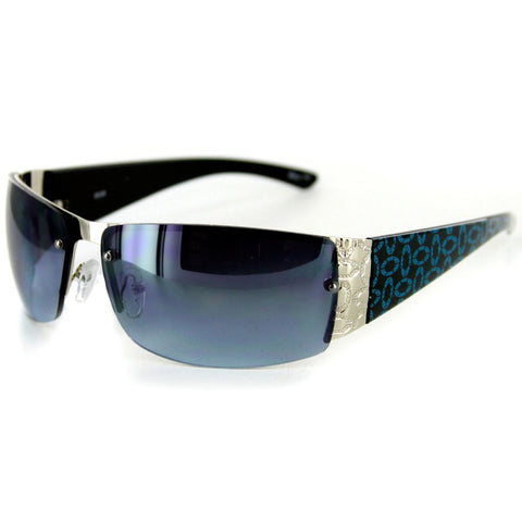 Olivia 2029 Designer Sunglasses with Colorful Patterned Aviator Frames