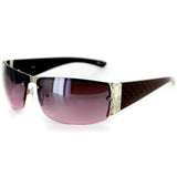 Olivia 2029 Designer Sunglasses with Colorful Patterned Aviator Frames
