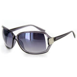 "Roma" Designer-Inspired Large Lens Sunglasses, Temple Embellishment, 100%UV - Aloha Eyes
 - 2