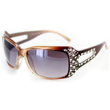 "Felicity" Designer-Inspired Sunglasses with Gemstones For Youthful Styling