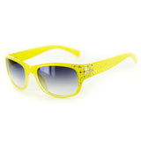 Olivia 2046 Designer Sunglasses with Stylish Crystal Patterned Frames