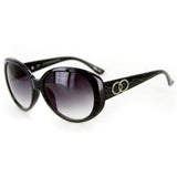 Olivia 2047 Designer Sunglasses with Funky Stripe Patterned Frames