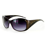 "Plaza" Designer Sunglasses Fun Faux Crystals Medium Lenses Protect 100%UV - Aloha Eyes
 - 3