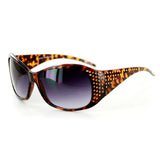 "Plaza" Designer Sunglasses Fun Faux Crystals Medium Lenses Protect 100%UV - Aloha Eyes
 - 5