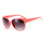 "Shimmers" Trendy Sunglasses with Large Crystal Accents- 6 Fun Colors 100%UV - Aloha Eyes
 - 4