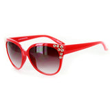 "Shimmers" Trendy Sunglasses with Large Crystal Accents- 6 Fun Colors 100%UV - Aloha Eyes
 - 5
