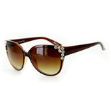 "Shimmers" Trendy Sunglasses with Large Crystal Accents- 6 Fun Colors 100%UV - Aloha Eyes
 - 3