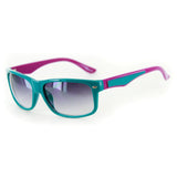 "Go Coastal" Trendy New Two-Tone Wayfarer Sunglasses-Matching Lens Color 100%UV