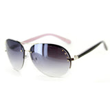 "Star Studded" Aviator Sunglasses - Crystals, Studs, Matching Color Lens -100%UV