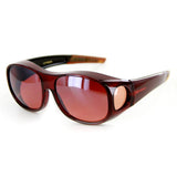 "Hideaways Large" Over-Prescription Driving Sunglasses w/ Blue Light Blocker Lens - Aloha Eyes
 - 2