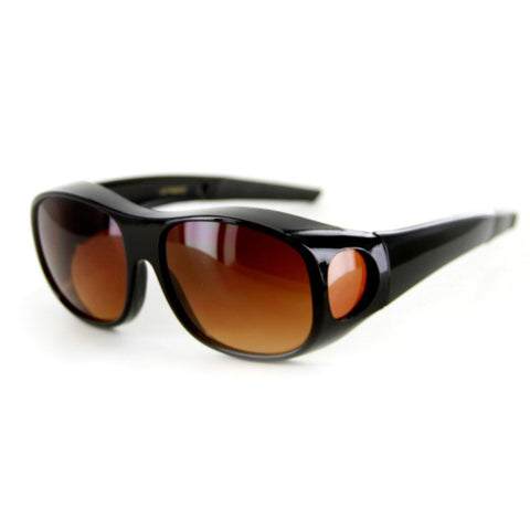 "Hideaways Large" Over-Prescription Sunglasses w/ High Density Anti-Glare Lens - Aloha Eyes
 - 1