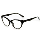 "Cheshire" Narrow Cat-Eye Clear Fashion Glasses - Just for Fun, 100% UV Protection