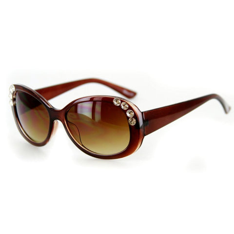 "Chloe" Designer Inspired Womens Sunglasses. Gem Accents in 6 Popular Colors - Aloha Eyes
 - 1