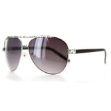 "High Fliers" Designer Quality Aviator Sunglasses - Swarovski Crystals, 100%UV