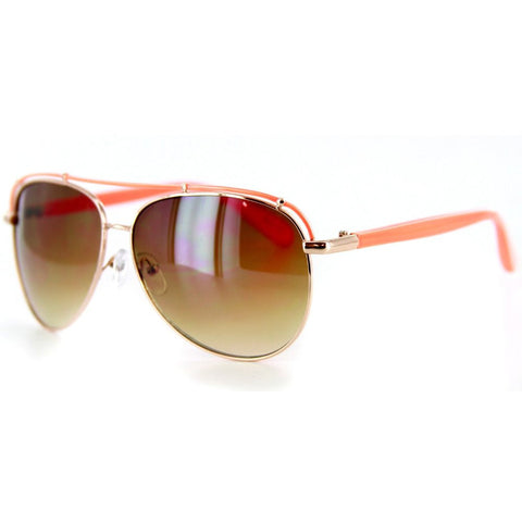 Jetstream Women's Designer Sunglasses with Colorful Aviator Frames