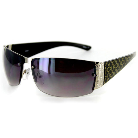Olivia 2029 Designer Sunglasses with Colorful Patterned Aviator Frames