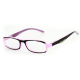 "Orlando" Modern Rectangular Reading Glasses w/ Faux Crystals by Ritzy Readers