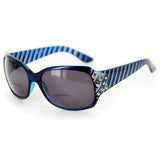 "Stars and Stripes" Fashion Bifocal Sunglasses with Crystals by Ritzy Readers