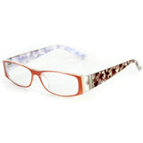 "By the Sea" Womens Optical Quality Reading Glasses - Youthful Designer Frames with a Unique Shell Pattern in 5 Popular Colors