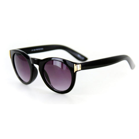 "Casablanca" Retro, Vintage Round Wayfarer Sunglasses, 100% UV