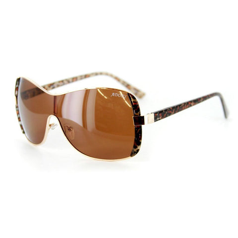"Adori 92031" Elegant Polarized Sunglasses with Animal Pattern - 100% UV