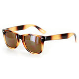 "Trend" Vintage-Inspired Wayfarer Sunglasses with Mod Striped Arms - 100% UV - Aloha Eyes
 - 5