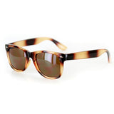 "Trend" Vintage-Inspired Wayfarer Sunglasses with Mod Striped Arms - 100% UV - Aloha Eyes
 - 4