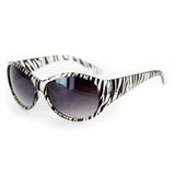 "On Safari" Animal-Print Sunglasses with Oval Frames - 100% UV - Aloha Eyes
 - 3