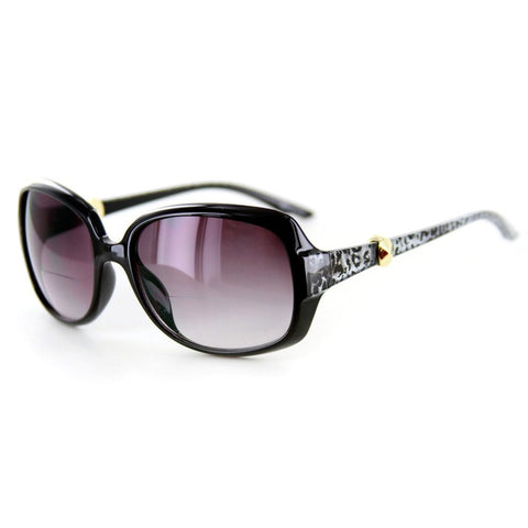"Sophisticat" Fashion Bifocal Reading Sunglasses with Animal Print for Women